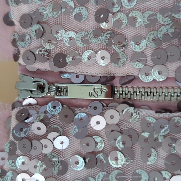 Eliza J. Sequin Mesh Fit & Flare Dress - Picture 11 of 16